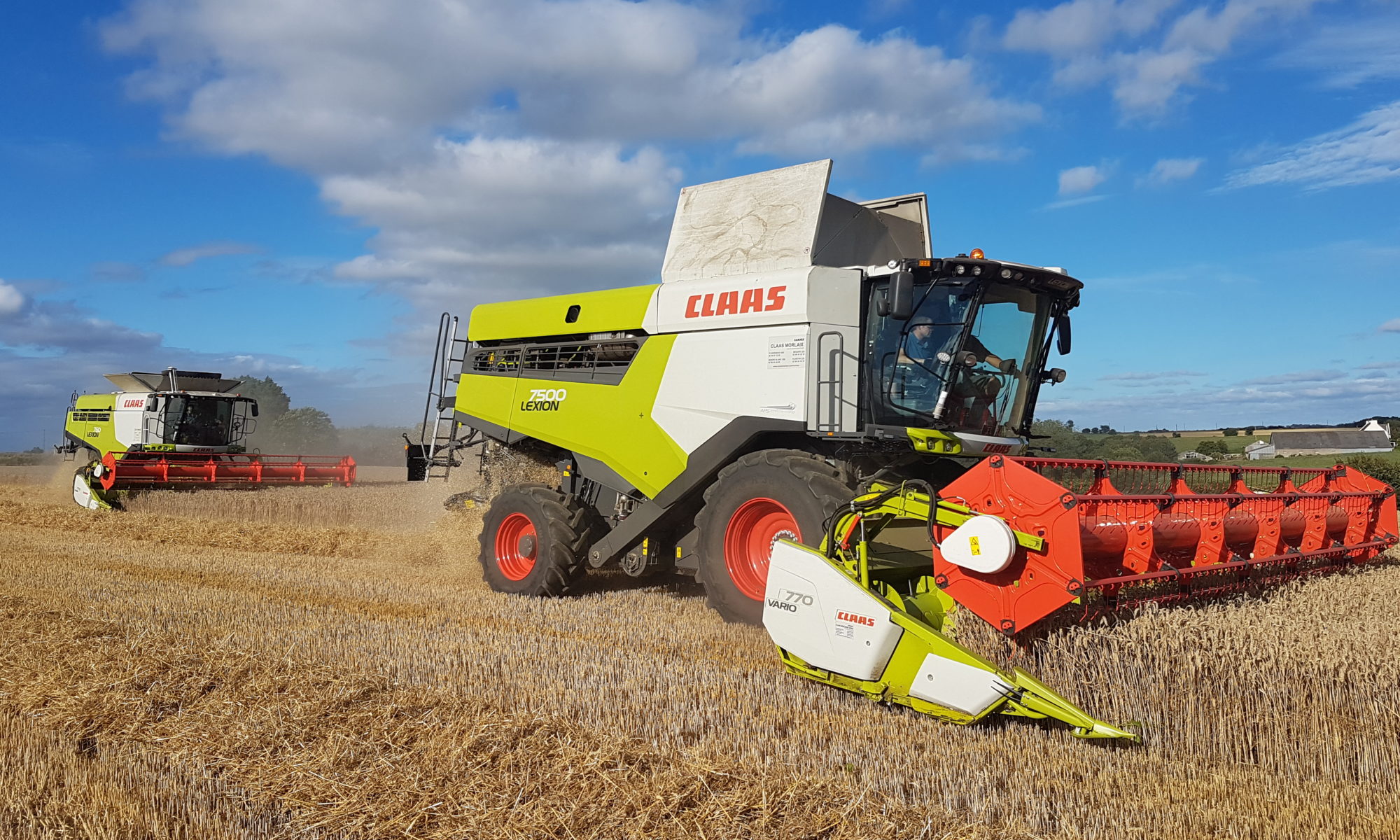 Prestation battage céréales