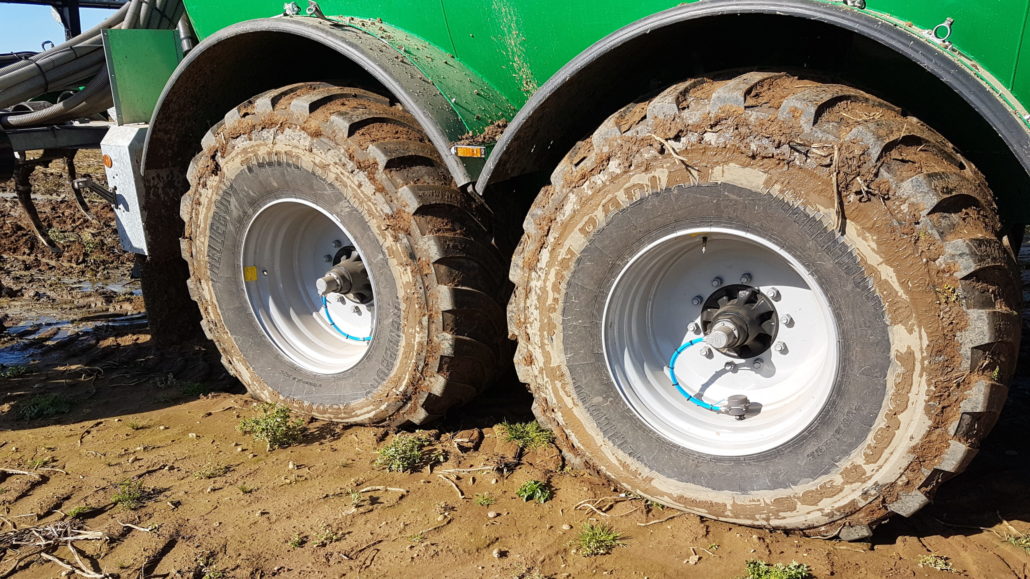 Equipement télégonflage sur tracteur et tonne