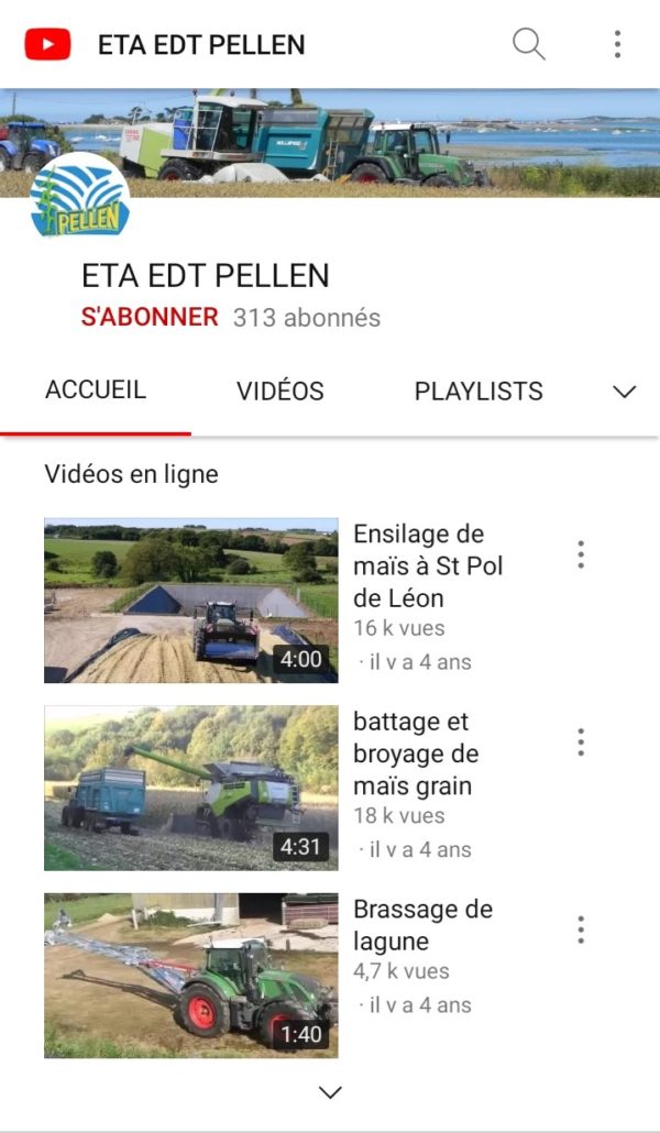 Chaine Youtube ETA Pellen